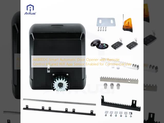 comprar Commercial-Grade AK800DC Smart Automatic Door Opener: Remote Control, Infrared Sensor & WiFi App Enabled online manufacture