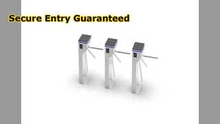 Controle de acesso da porta RS8 do torniquete do tripé