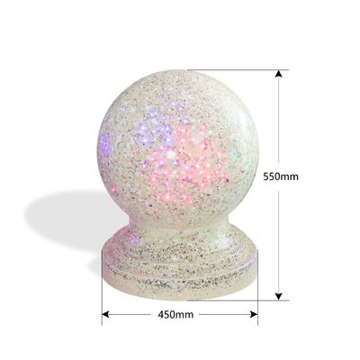 comprar O construtor da bola de Dura Art Stone Bollards Shinning Stone do granito do diodo emissor de luz ilumina nossas vidas online manufacture