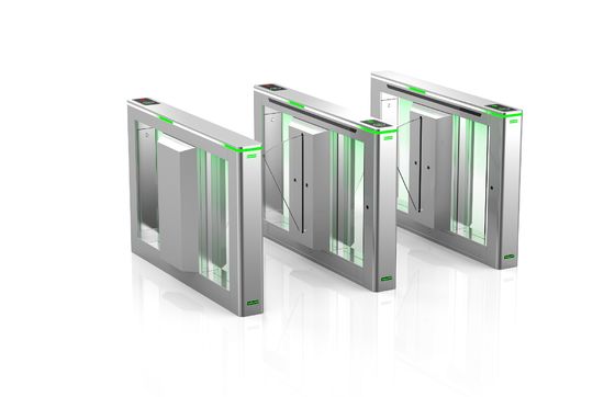 comprar Turnstile de barreira de flaps DC 24V com leitor de cartão ID/IC Turnstiles de velocidade online manufacture