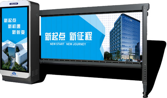 comprar Porta de barreira de boom de comprimento de braço personalizável com 200W de energia luminosa LED e tamanho de tela de publicidade de 440x868mm online manufacture