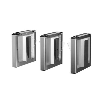 AnKuai 304 de aço inoxidável Flap Tractable Turnstile Flap Gate Barrier Solução de acesso seguro