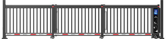 Gráfico Portão automático de encolhimento AK901 DC24V Motor velocidade ajustável parada de emergência anti-colisão