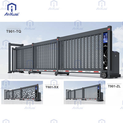 Porta deslizante retrátil segura de Ankuai: Porta de acesso automática telescópica