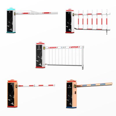 Barreira de estacionamento com lança e motor sem escovas DC24V para entrada
