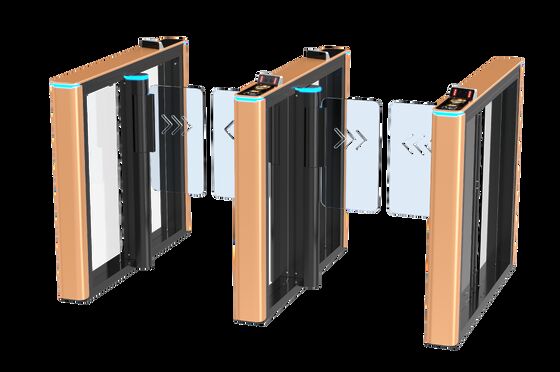 Free Passage When Power-off Swing Barrier Turnstile with Temperature