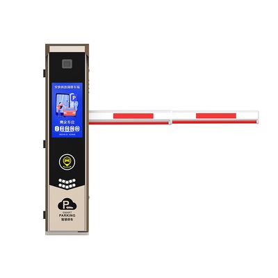 Sistema de estacionamento com reconhecimento de matrículas com comandos de voz e tela