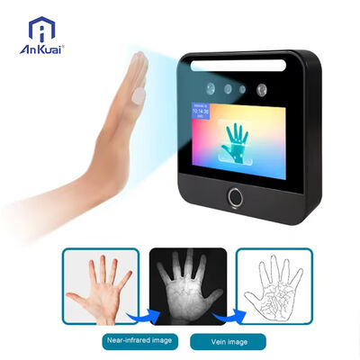 Contactless Palm Vein Attendance Machine with Built in 4G SIM Card for School Student Punch Clock