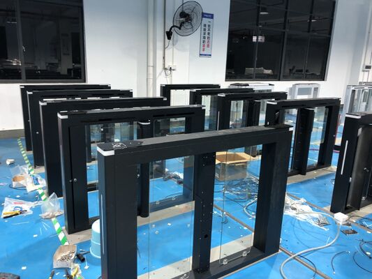 Barreira de torneira de segurança, 40-60 pessoas/min Velocidade de passagem, 220V±10% Fornecimento de energia 50Hz para fluxo de acesso suave