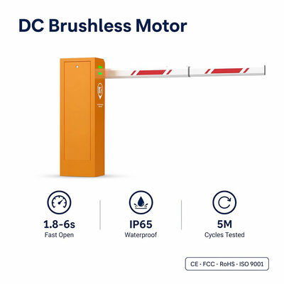 Sistema de Barreira de Estacionamento Automático com Motor Brushless de 24V para Controle de Acesso em Estacionamentos Subterrâneos